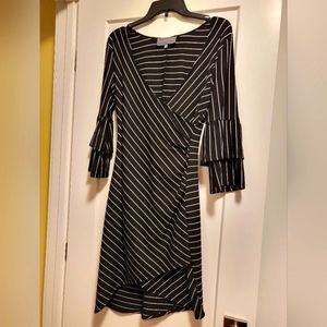 Black and white striped dress, Small